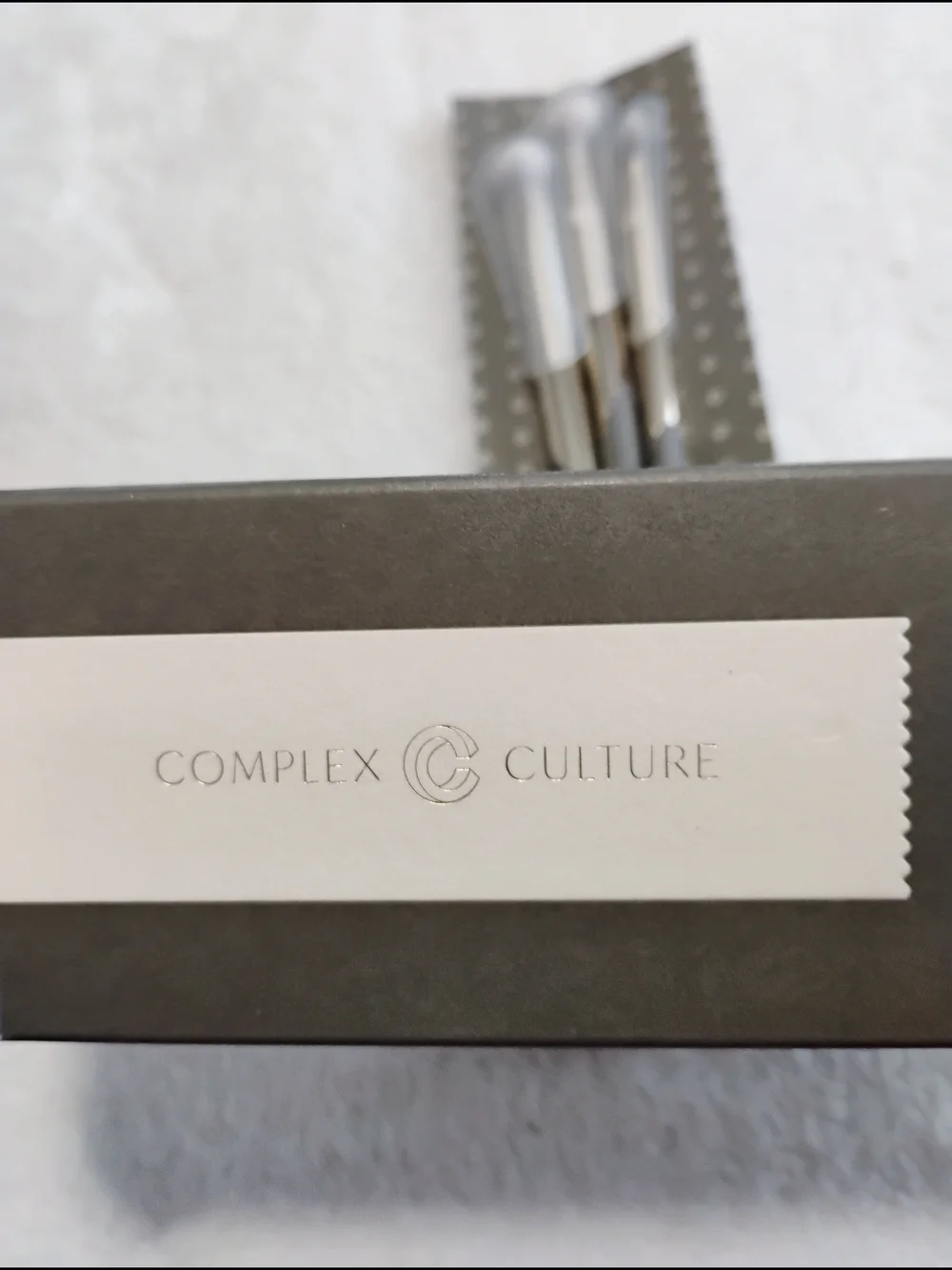 Complex Culture All Eyes Brush Trio - Eye Makeup Brush Set New In Box